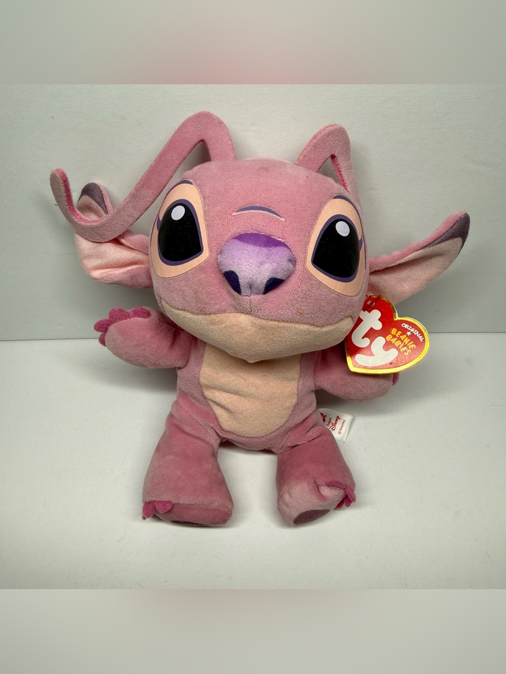 TY Beanie Baby Disney Lilo & Stitch Pink Angel 8” Bean Bag Plush Toy w Tags 2025